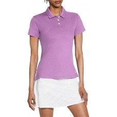 Nike Women's Dri-FIT Victory Textured Short Sleeve Golf Violet Shock/Red Plum/Wht Polo Nike Women's Dri-FIT Victory Textured Short Sleeve Golf Violet Shock/Red Plum/Wht Polo