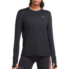 Nike Women's Element Running Crewneck Black Pullover