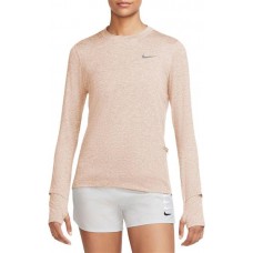 Nike Women's Element Running Crewneck Pale Coral Pullover