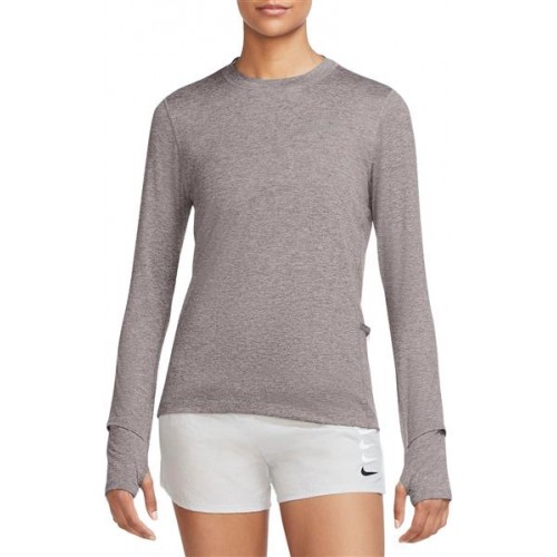 Nike Women's Element Running Crewneck Silver Lilac Pullover Nike Women's Element Running Crewneck Silver Lilac Pullover