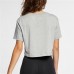 Nike Women's Essential Futura Crop Dk Grey Heather Top