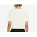 Nike Women's Essential Futura Crop Lime Ice Top