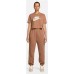 Nike Women's Essential Futura Crop Mineral Clay Top Nike Women's Essential Futura Crop Mineral Clay Top
