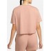 Nike Women's Essential Futura Crop Rose Whisper Top Nike Women's Essential Futura Crop Rose Whisper Top