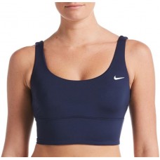 Nike Women's Essential Scoop Neck Midkini Midnight Navy Top Nike Women's Essential Scoop Neck Midkini Midnight Navy Top