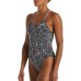 Nike Women's Hydrastrong Pixel Party Spiderback One-Piece Jet Black Swimsuit Nike Women's Hydrastrong Pixel Party Spiderback One-Piece Jet Black Swimsuit