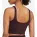 Nike Women's Luxe Cropped Novelty Tank Brown Basalt Top