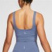 Nike Women's Luxe Cropped Novelty Tank Diffused Blue Top
