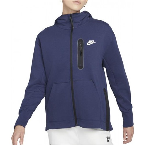 Nike Women's Nike Sportswear Tech Fleece Full-Zip Midnight Navy Hoodie Nike Women's Nike Sportswear Tech Fleece Full-Zip Midnight Navy Hoodie