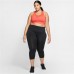 Nike Women's One Dri-Fit 3/4 Black Tights