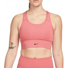 Nike Women's Padded Pro Longline Sports Archaeo Pink Bra