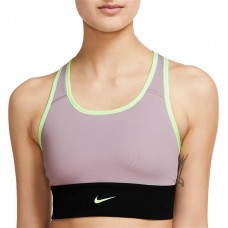 Nike Women's Padded Pro Longline Sports Plum Fog Bra Nike Women's Padded Pro Longline Sports Plum Fog Bra