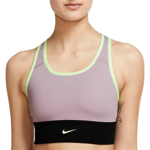 Nike Women's Padded Pro Longline Sports Plum Fog Bra Nike Women's Padded Pro Longline Sports Plum Fog Bra