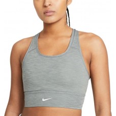 Nike Women's Padded Pro Longline Sports Smoke Grey Bra Nike Women's Padded Pro Longline Sports Smoke Grey Bra