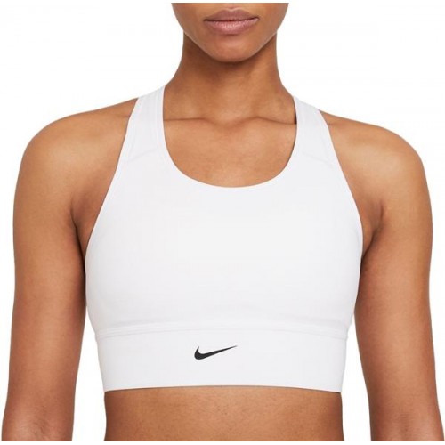 Nike Women's Padded Pro Longline Sports White Bra Nike Women's Padded Pro Longline Sports White Bra