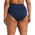 Nike Women's Plus Size Essential High Waist Banded Swim Midnight Navy Bottoms