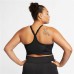 Nike Women's Plus Size Solid Indy Sports Black Bra
