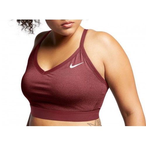 Nike Women's Plus Size Solid Indy Sports Canyon Rust Bra Nike Women's Plus Size Solid Indy Sports Canyon Rust Bra