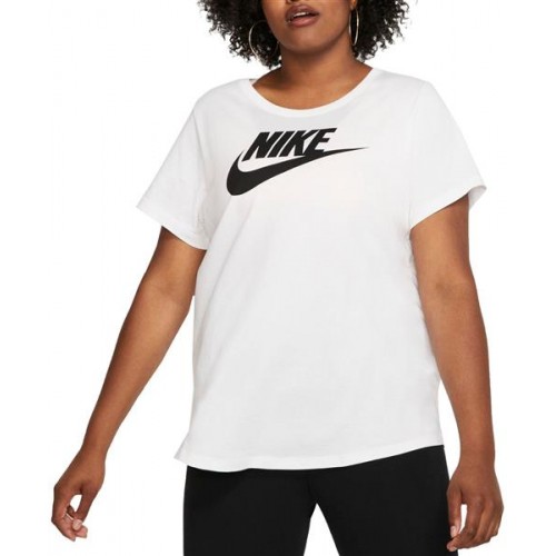 Nike Women's Plus Size Sportswear Essential White T-Shirt Nike Women's Plus Size Sportswear Essential White T-Shirt