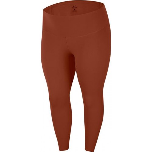 Nike Women's Plus Size Yoga Luxe 7/8 Rugged Orange Tights Nike Women's Plus Size Yoga Luxe 7/8 Rugged Orange Tights