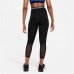 Nike Women's Pro 7/8 High Rise Black/White Leggings