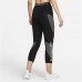 Nike Women's Pro Dri-FIT High-Waisted 7/8 Graphic Black/White Leggings