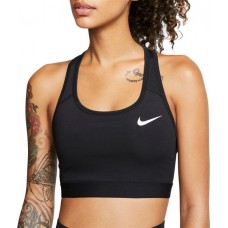 Nike Women's Pro Swoosh Medium-Support Sports Black Bra Nike Women's Pro Swoosh Medium-Support Sports Black Bra