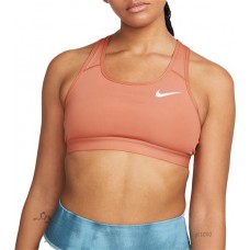 Nike Women's Pro Swoosh Medium-Support Sports Madder Root Bra Nike Women's Pro Swoosh Medium-Support Sports Madder Root Bra