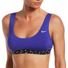 Nike Women's Scoop Neck Bikini Indigo Burst Top