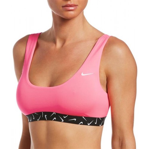 Nike Women's Scoop Neck Bikini Sunset Pulse Top Nike Women's Scoop Neck Bikini Sunset Pulse Top