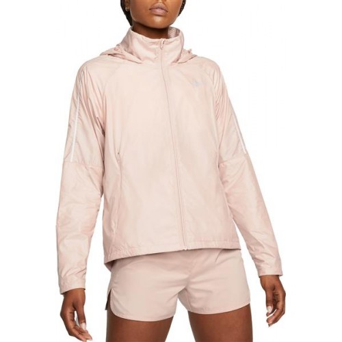 Nike Women's Shield Running Pink Oxford Jacket Nike Women's Shield Running Pink Oxford Jacket