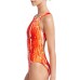 Nike Women's Splash Fast Back One Piece Team Orange Swimsuit