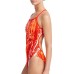 Nike Women's Splash Modern Cut-Out One Piece Team Orange Swimsuit Nike Women's Splash Modern Cut-Out One Piece Team Orange Swimsuit