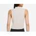 Nike Women's Sportswear Collection Essentials Mock Tank Cream Top