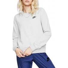 Nike Women's Sportswear Essential Fleece Crewneck Birch Heather Sweatshirt