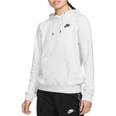 Nike Women's Sportswear Essential Fleece Pullover Birch Heather Hoodie