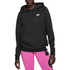 Nike Women's Sportswear Essential Fleece Pullover Black Hoodie