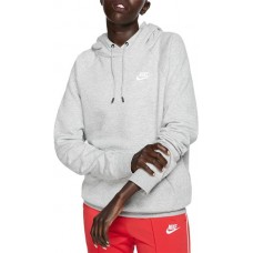 Nike Women's Sportswear Essential Fleece Pullover Dk Grey Heather Hoodie Nike Women's Sportswear Essential Fleece Pullover Dk Grey Heather Hoodie