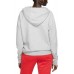 Nike Women's Sportswear Essential Fleece Pullover Dk Grey Heather Hoodie Nike Women's Sportswear Essential Fleece Pullover Dk Grey Heather Hoodie