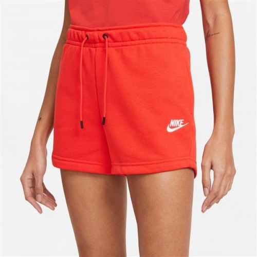 Nike Women's Sportswear Essential French Terry Chile Red Shorts Nike Women's Sportswear Essential French Terry Chile Red Shorts
