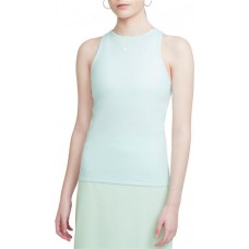 Nike Women's Sportswear Essential Ribbed Tank Barely Green Top