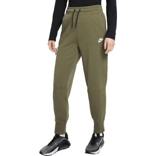 Nike Women's Sportswear Tech Fleece Medium Olive Pants Nike Women's Sportswear Tech Fleece Medium Olive Pants
