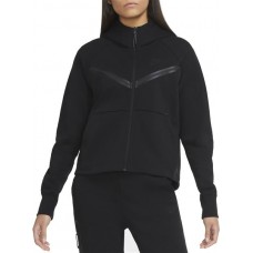 Nike Women's Sportswear Tech Fleece Windrunner Full-Zip Black Hoodie