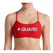 Nike Women's Swim Guard Racerback Bikini University Red Top
