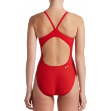 Nike Women's Swim Guard Racerback One-Piece University Red Swimsuit