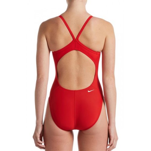 Nike Women's Swim Guard Racerback One-Piece University Red Swimsuit Nike Women's Swim Guard Racerback One-Piece University Red Swimsuit