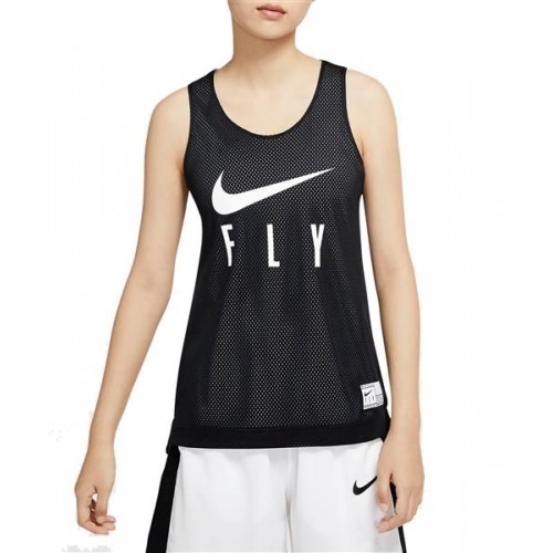 Nike Women's Swoosh Fly Reversible Basketball Black Jersey Nike Women's Swoosh Fly Reversible Basketball Black Jersey