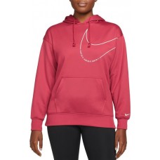 Nike Women's Therma-FIT HBR Swoosh Pomegranate Hoodie