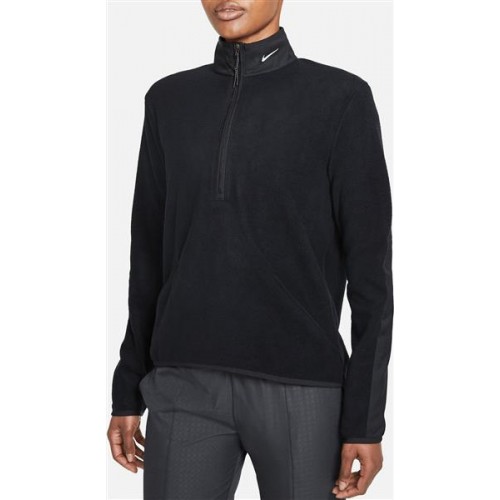 Nike Women's Therma Fit Victory Golf 1/2 Black/Black Zip Nike Women's Therma Fit Victory Golf 1/2 Black/Black Zip