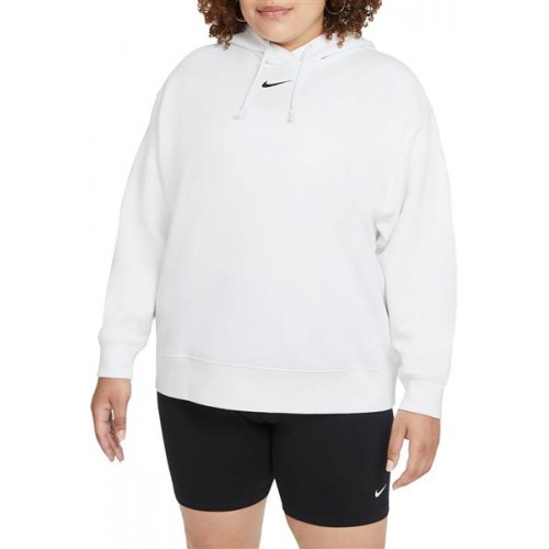 Nike Women's Trend Essential Fleece White Hoodie Nike Women's Trend Essential Fleece White Hoodie